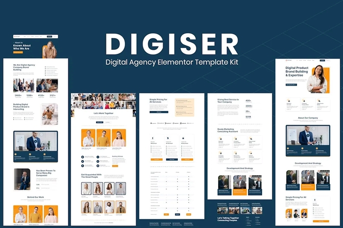 Digiser – Digital Agency Elementor Template Kit 1.0.0