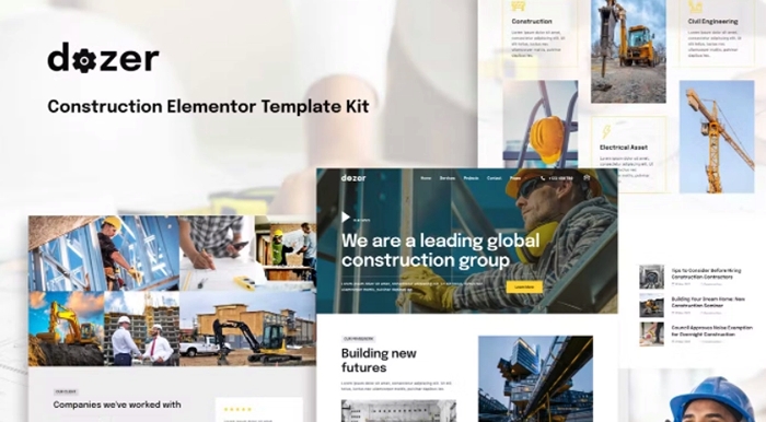 Dozer – Construction Elementor Template Kit 1.0.0