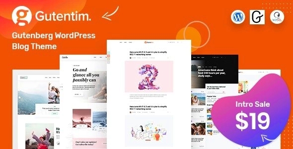 Gutentim – Modern Gutenberg WordPress Blog Theme 1.5