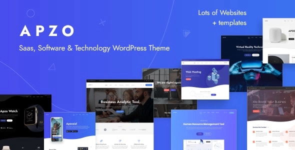 Apzo – Startup Software Saas WordPress 1.0.7