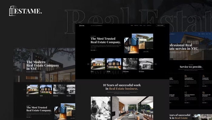 Estame β Real Estate Elementor Template Kit 1.0.0