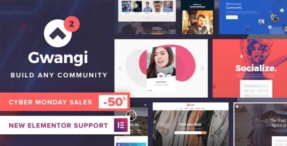 Gwangi – PRO Multi-Purpose Membership, Social Network & BuddyPress 2.4.3