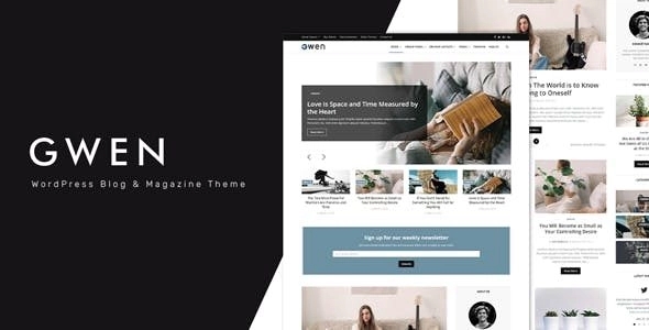 Gwen - Creative Personal WordPress Blog 1.6