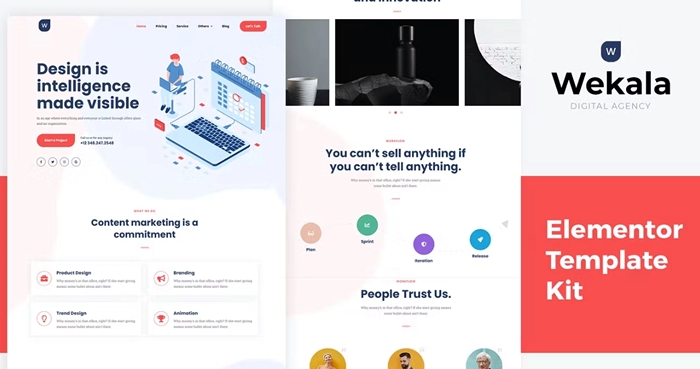 Wekala – Agency Elementor Template Kit 1.0.0