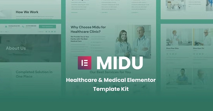 Midu – Healthcare & Medical Elementor Template Kit 1.0.0