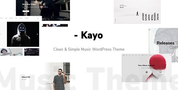 Kayo – Clean and Simple Music WP Theme 1.4.0