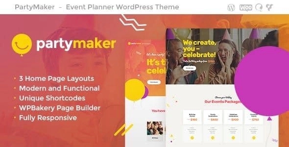 PartyMaker - Event Planner & Wedding Agency 1.1.2
