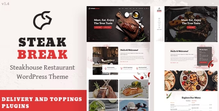 SteakBreak – Meat Restaurant WordPress Theme 1.3