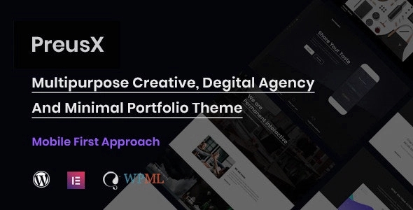 PreusX - Digital Agency And Portfolio WP Theme 1.3.0