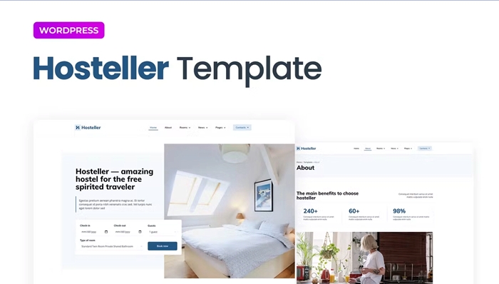 Hosteller โ Hostel Booking Elementor Template Kit 1.0.0