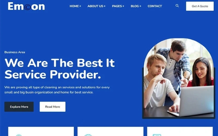 Emcon – IT Solutions Company WordPress Theme 1.0.0