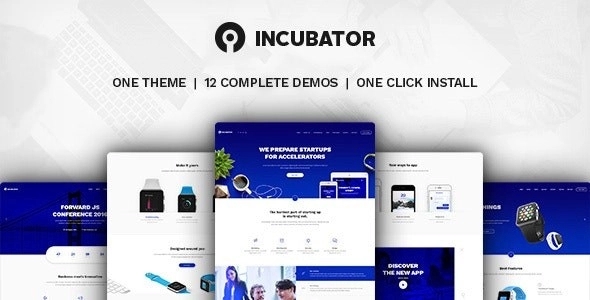 Incubator – WordPress Startup Business Theme 3.3