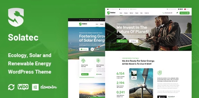 Solatec – Ecology & Solar Energy WordPress Theme 2.0.5