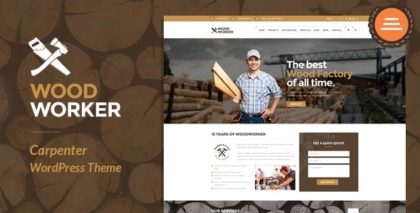 WoodWorker – Carpenter Handy Service WP Theme 3.5