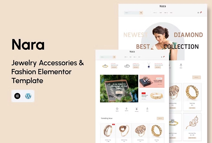 Nara - Jewelry Accessories Store Template Kit 1.0.0