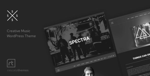 Spectra – Music Theme for WordPress 2.6.0