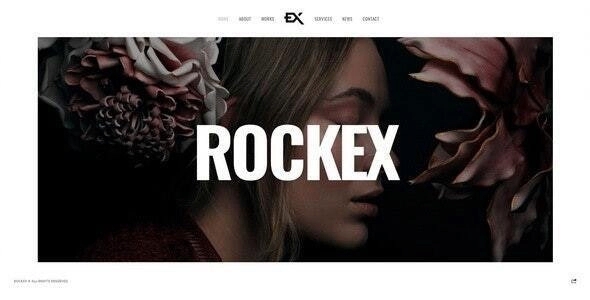 Rockex – One Page Portfolio WordPress Theme 1.0