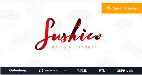 Sushico – Sushi and Asian Food Restaurant WP Theme 1.1.1
