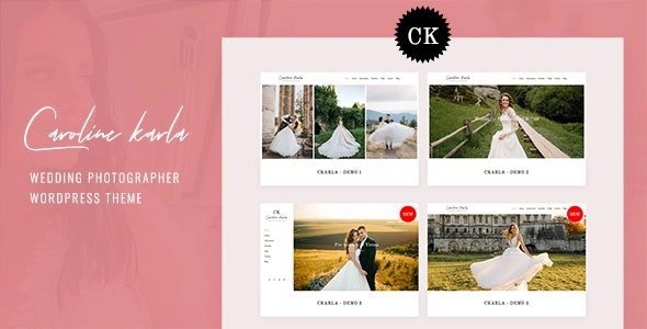 Ckarla – Wedding Photography WordPress Theme 1.0