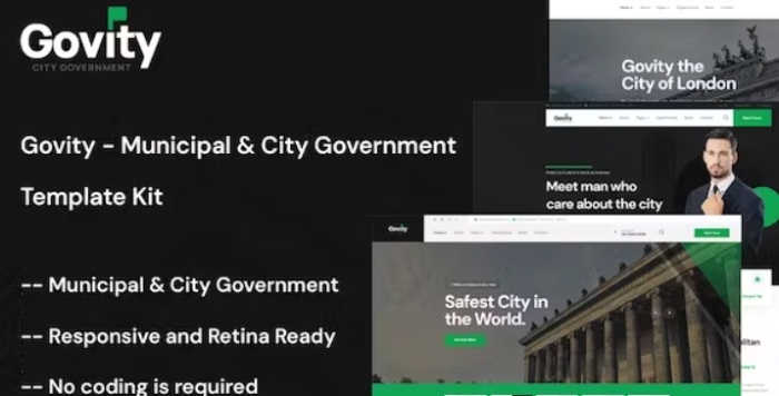 Govity - Municipal & Government Elementor Template Kit 1.0.0