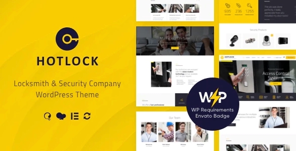 HotLock – Locksmith & Security Systems WordPress Theme + RTL 1.3.4