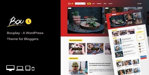 Bouplay WP – A WordPress Theme for Bloggers 2.5