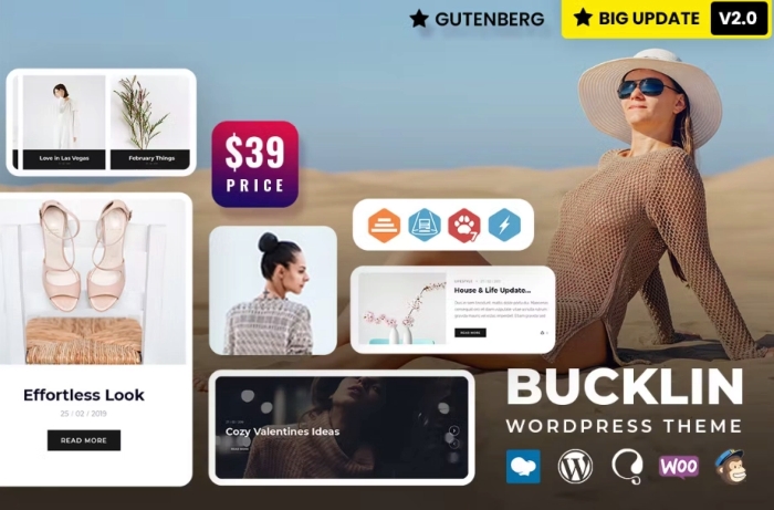 Bucklin – Creative Personal Blog WP Theme 2.2