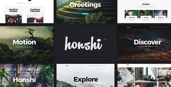 Honshi – Creative Portfolio WordPress Theme 2.6.0