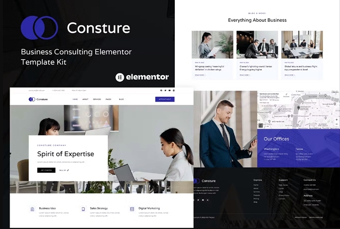 Intense – Creative Digital Agency Services Elementor Template Kit 1.0.0