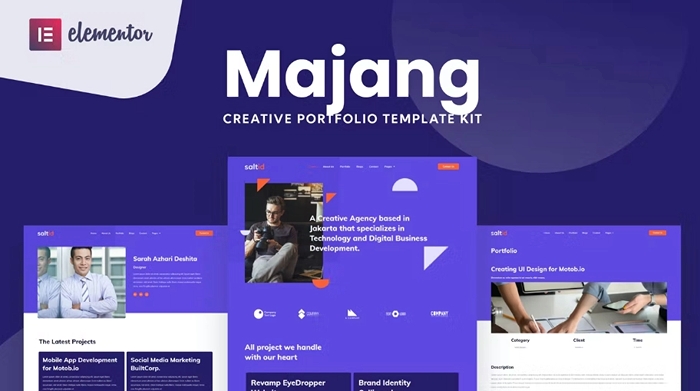 Majang – Personal Portfolio Elementor Template Kit 1.0.0