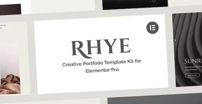 Rhye – Creative Portfolio Elementor Pro Template Kit 1.0.0