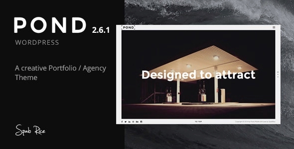 Pond – Creative Portfolio / Agency WP Theme 2.6.1