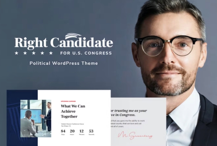 Right Candidate – Political WordPress Theme 1.1.4
