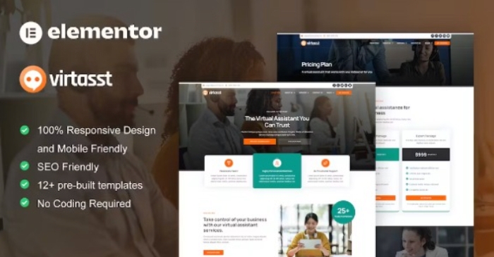 Virtasst – Virtual Assistant Service Elementor Template Kit 1.0.0