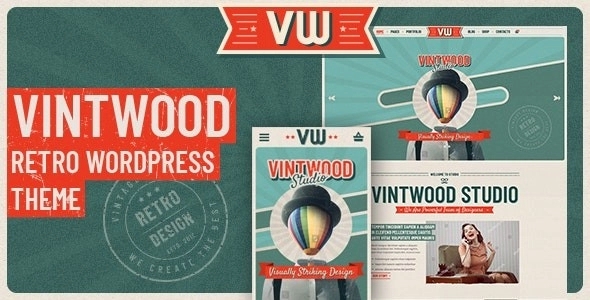VintWood - a Vintage Retro WP Theme 1.1.2