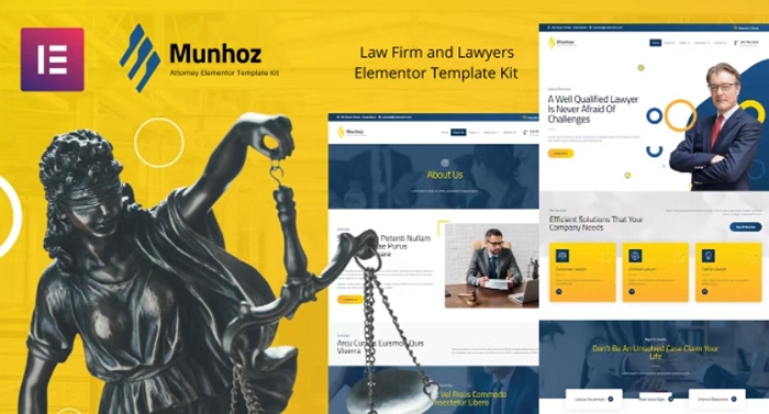 Munhoz – Law Firm & Attorneys Elementor Template Kit 1.0.0