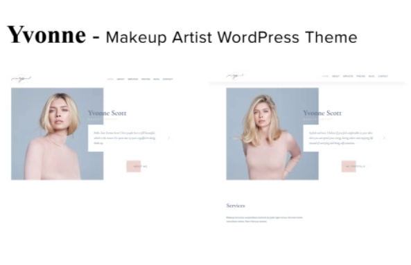 Yvonne – Makeup Artist WordPress Theme 1.0