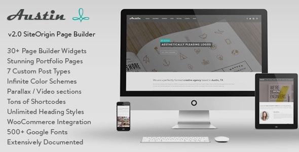 Austin – Multi-Purpose Design Agency WP Theme 5.2