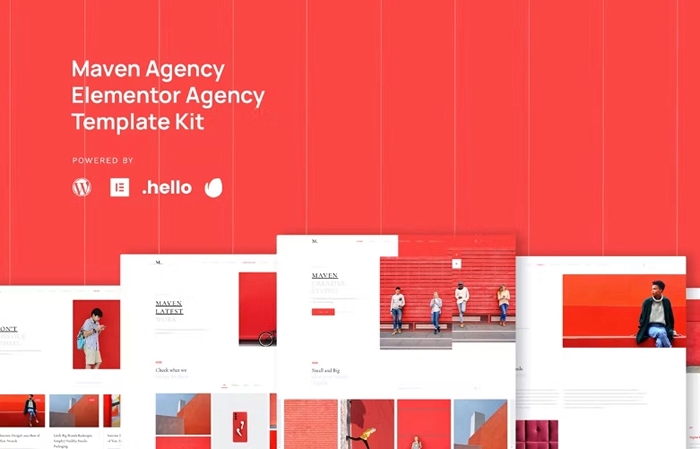 Maven – Business Agency Elementor Template Kit 1.0.0