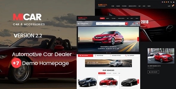 Micar - Auto Dealer RTL WooCommerce WordPress for Car and Moto 2.3