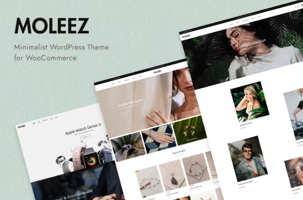 Moleez – Minimalist WordPress Theme for WooCommerce 2.4.4