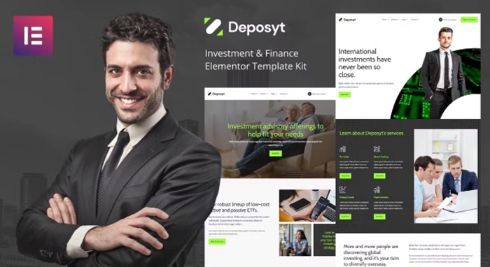 Deposyt – Investment & Finance Elementor Template Kit 1.0.0