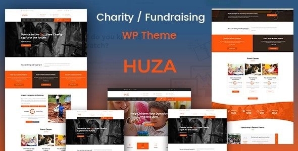 Huza – Charity Responsive WordPress Theme 1.19