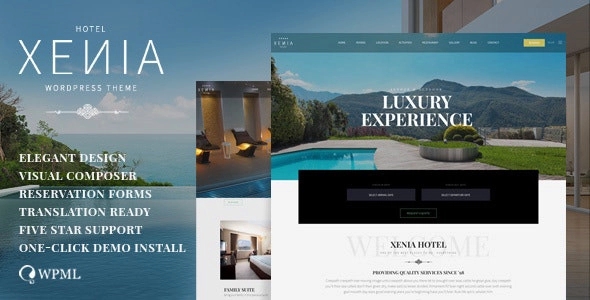 Hotel Xenia – Resort & Booking WP Theme 2.2.0