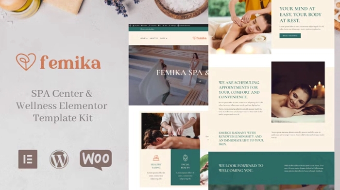 Femika – Spa Center & Wellness Elementor Template Kit 1.0.0