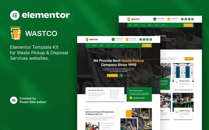 Wastco – Waste Pickup & Disposal Services Template Kit 1.0.0