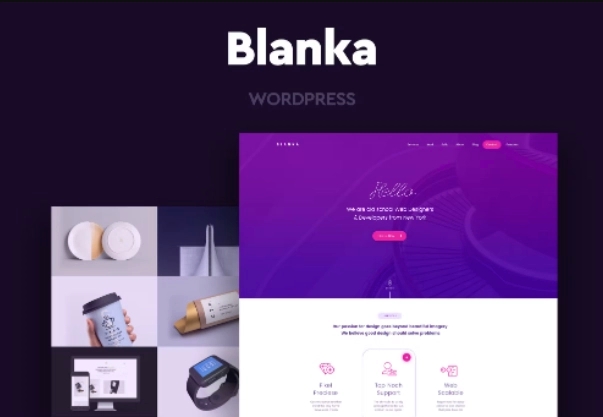 Blanka - One Page WordPress Theme 1.4