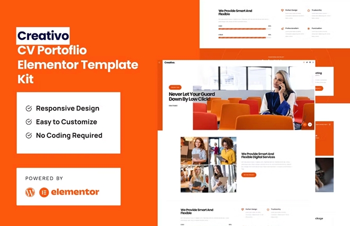 Creativo – Creative Agency Elementor Template Kit 1.0.0