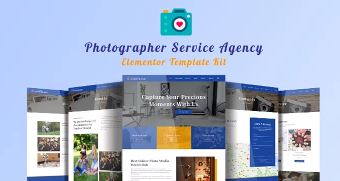 Onestudio – Photographer Agency Service Elementor Template Kit 1.0.0