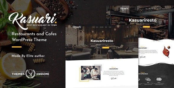 Kasuari – Restaurants and Cafes WP Theme 1.8